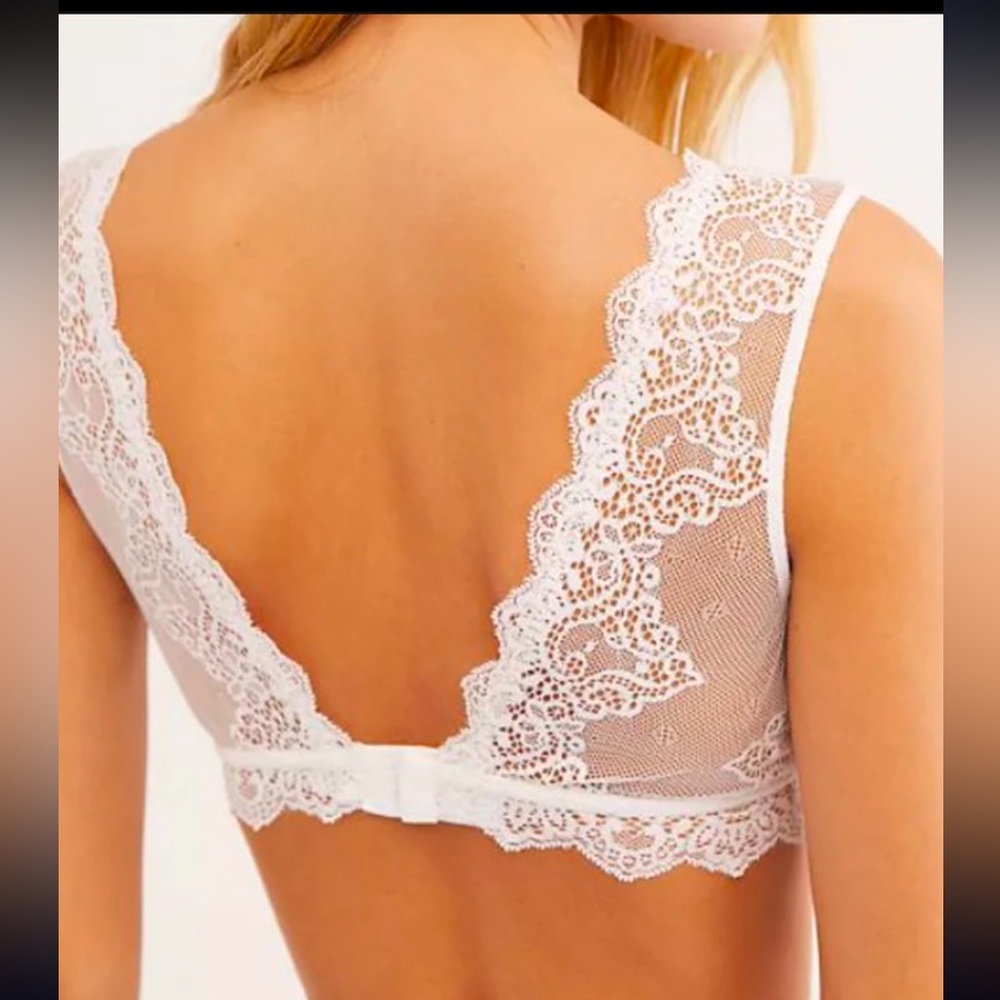 🆕 Free People X Only Hearts SO FINE LACE TANK BRALETTE & PANTY SET - Picture 7 of 7